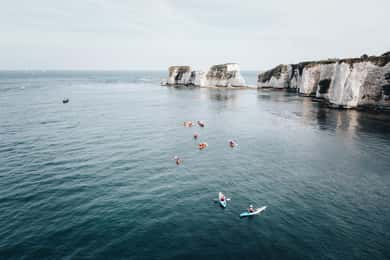Passeio de caiaque pela Costa Jurássica até Old Harry Rocks