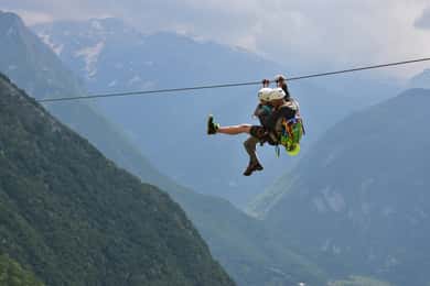 Bovec: Panoramische Zipline Tour