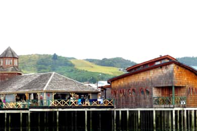 Puerto Varas: Tour di una giornata intera dell'isola di Chiloe Castro e dalcahue