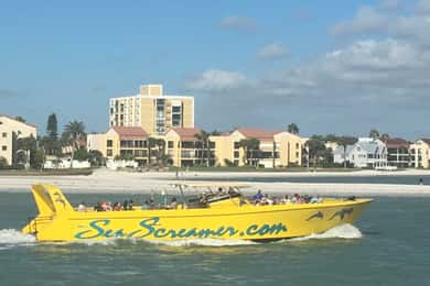 Från Orlando: Dagsutflykt till Clearwater med Sea Screamer Ride