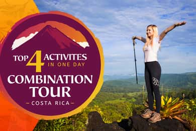 Arenal: 4 Activities Tour with Optional Hot Springs