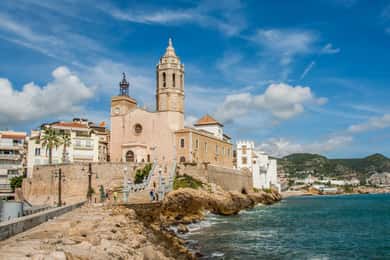 Barcelonából: Tarragona és Sitges egész napos túra felszállással.
