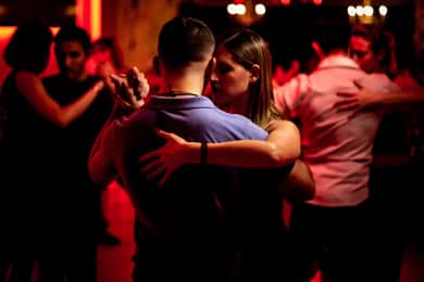 Serata di tango con la gente del posto