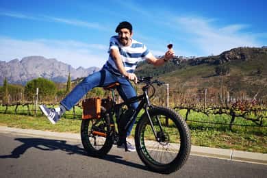 Franschhoek: Tour guiado de E-Bike pelas adegas