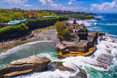Bali: Excursão de meio dia ao pôr do sol no Templo de Tanah Lot