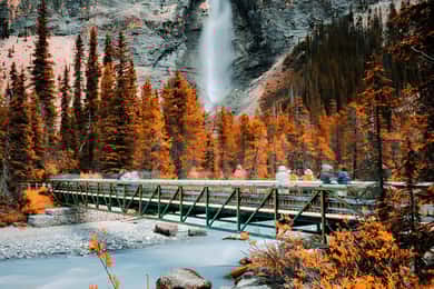Louise, Moraine,Emerald Lake,Natural Bridge & Takakkaw Falls