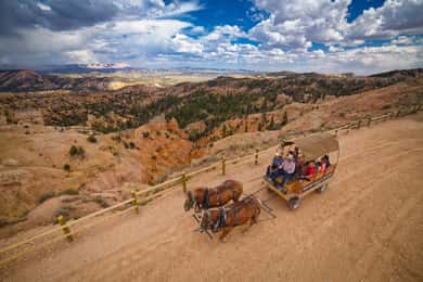 Bryce Canyon City: Wagon Ride to the Rim of Bryce Canyon