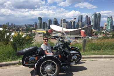 Calgary: City Tour by Vintage-Style Sidecar Motorcycle