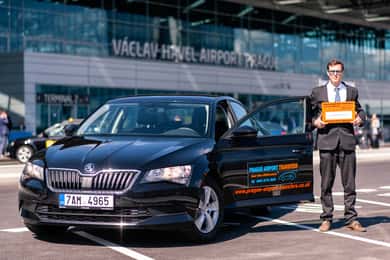 Prag: Privat flygtransfer från Václav Havel flygplats