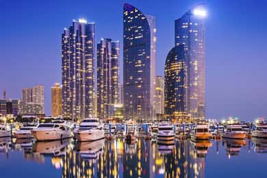 Busan: punti panoramici notturni con crociera serale e fuochi d'artificio