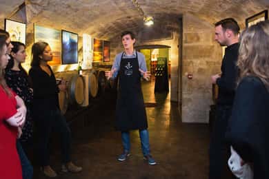Pariisi: Les Caves du Louvre Opastettu kierros ja viininmaistiaiset.