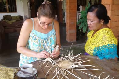 Ubud: Traditional Basket Weaving Class