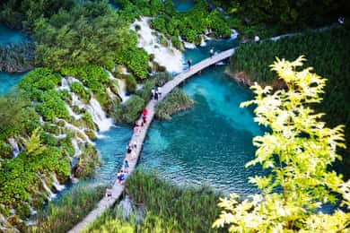 Fra Split/Trogir: Plitvice-søerne guidet tur i gruppe