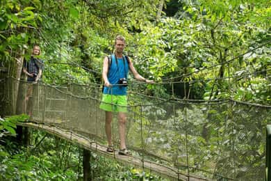 Manuel Antonio: Rainmaker Park Bridge & Waterfall Tour