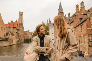 Från Paris: Dagsutflykt till Brygge med valfri säsongsbetonad kryssning