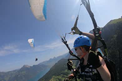 Lucerna Vuelo en Parapente Biplaza