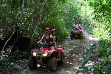 Tulum: Experiencia en quad, cenote, tirolina y rappel