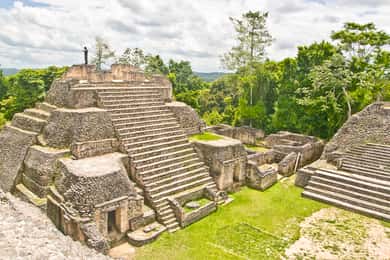 San Ignacio: Caracol Maya ruïnes & waterval tour met lunch