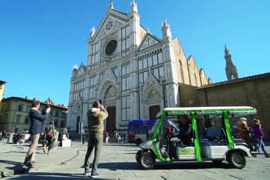 Florence: milieuvriendelijke stadsrondleiding met gids in een golfkarretje