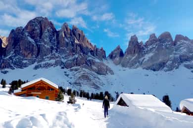 Dolomitterne i Bolzano: Vintervandring og kælkeoplevelse