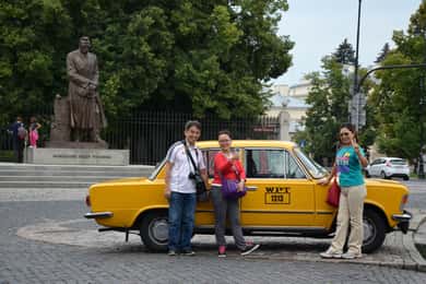 Visita obrigatória a Varsóvia: Tour particular de 4 horas num Fiat Retro