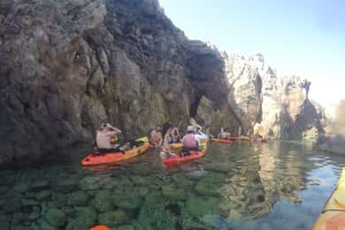 Menorca: Snorkeläventyr i kajak och marinreservat