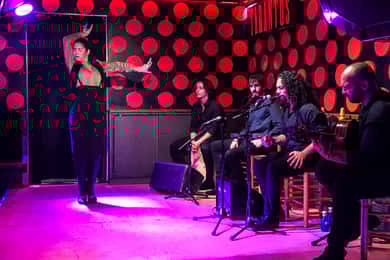 Gotiska kvarteren och flamencoshow (liten grupp)