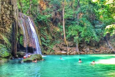 Bangkok: Kanchanaburi and Erawan Waterfall Private Tour