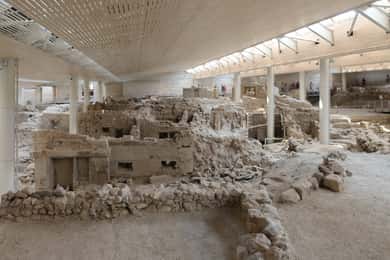 Santorini: Visita guiada a pie por la Ciudad Prehistórica de Akrotiri