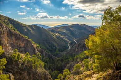 Desde Málaga: Ruta de Senderismo por el Barranco de El Saltillo y el Pueblo Blanco