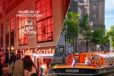 Amsterdam: Red Light Secrets Museum and 1-Hour Canal Cruise