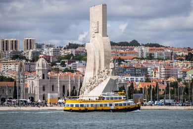 Lisboa: Bilhete para o tour de ônibus hop-on hop-off 48 horas e barco