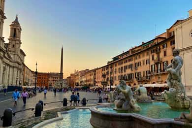Visite privée de la place Navona avec les souterrains