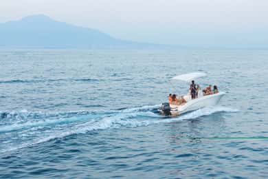 Tour privato in barca dell'isola di Capri e della Grotta Azzurra da Sorrento