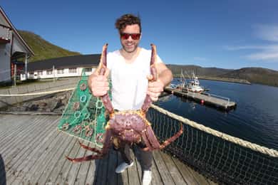 Nordkap og kongekrabbe-tur med samisk leirtur
