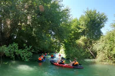 Ammoudia: Kajak ned ad Acheron 5,5 km