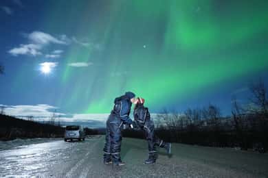 Fra Tromsø: Nordlystur i minibuss med fotografering
