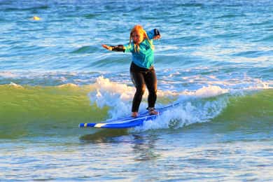 Albufeira: Surfles op het strand van Galé