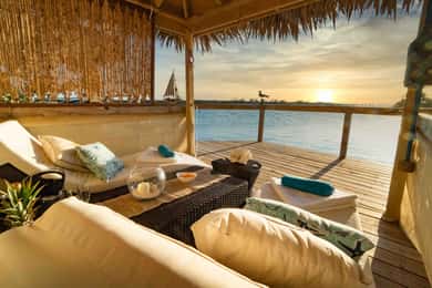 Pearl Island : Cabane privée avec vue sur l'océan et déjeuner