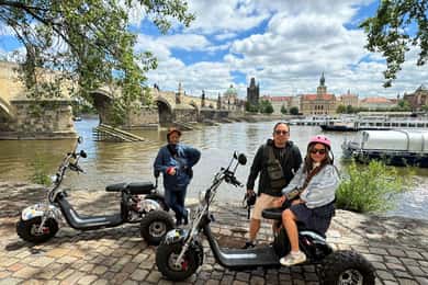 Prague Monastery & Panoramic Viewpoint Electric Trike Tour