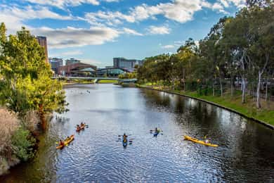 Adelaida: Experiencia en kayak por la ciudad