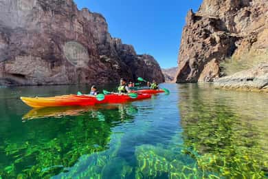 From Las Vegas: Emerald Cave Guided Kayak Tour with Shuttle