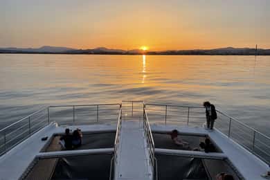 Málaga: Catamarantocht bij zonsondergang