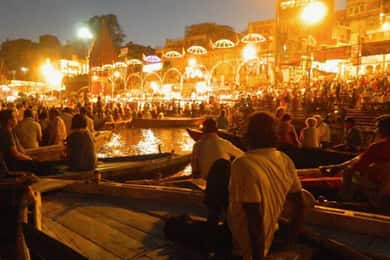 Excursão guiada de 1 dia a Varanasi e Sarnath com Ganga Aarti