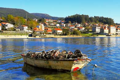 De Santiago: Excursão de 1 Dia Frutos do Mar e Vinhos nas Rías Baixas da Galícia