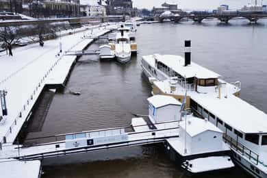 Dresden: Cruzeiro de inverno com barco a vapor para Pillnitz