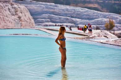 Fra Kusadasi og Selcuk: Pamukkale og Hiearapolis-tur