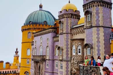 Fra Lissabon: Sintra, Pena-paladset, Regaleira, guidet tur om dagen