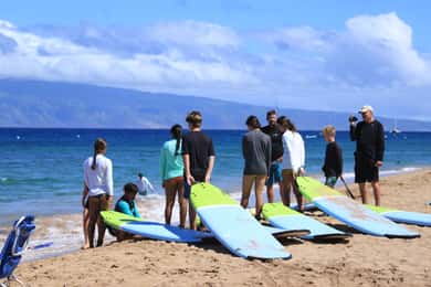 Maui: Gruppen-Surfkurs