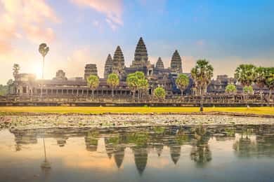 Siem Reap : Angkor Wat : visite en petit groupe au lever ou au coucher du soleil